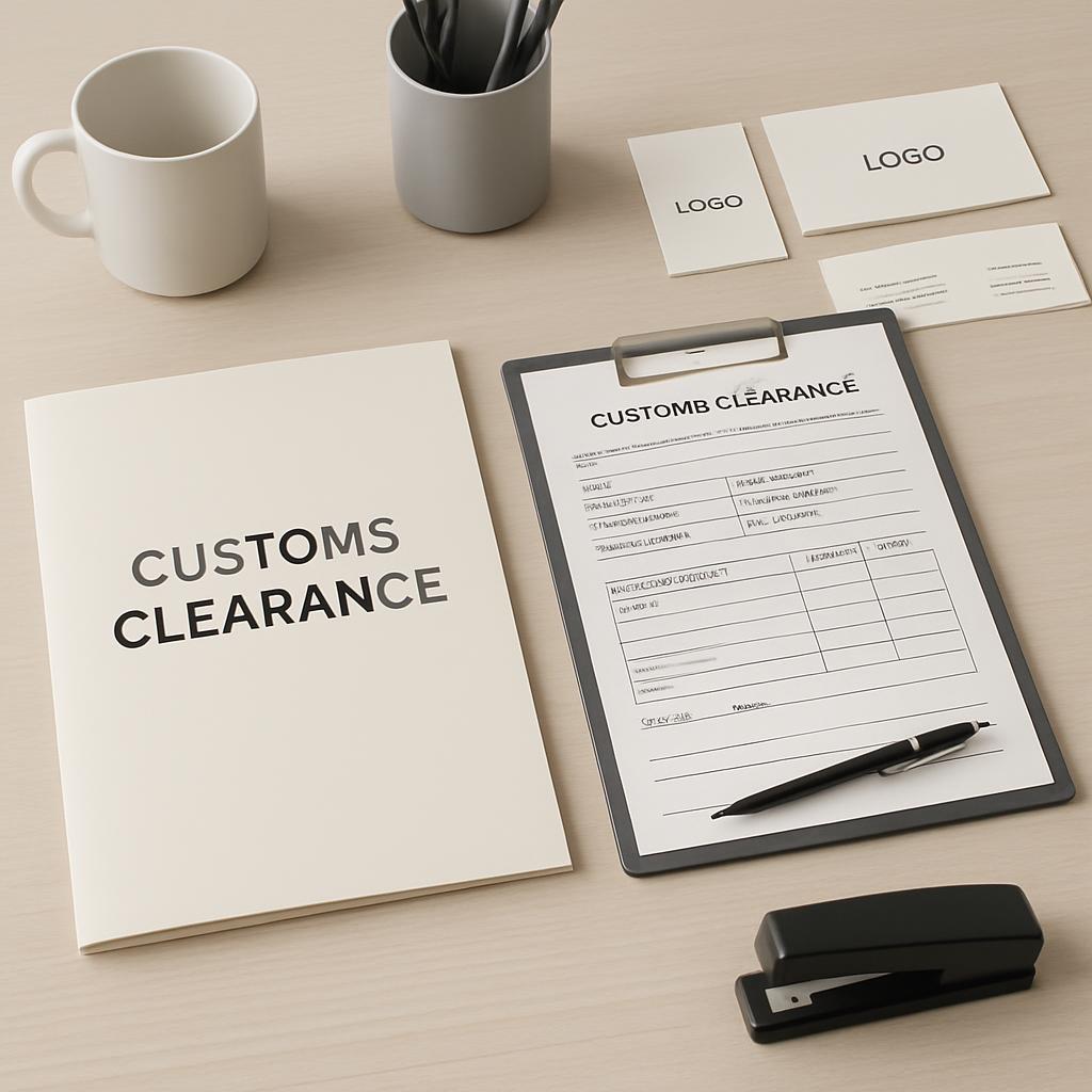 Custom Clearance vector paper mockup files.